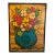 Large Original Signed Oil Painting of a Bouquet of Flowers in a Vase For Sale