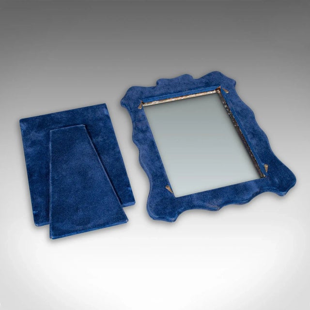 Silver Pair of Vintage Portrait Picture Frames, English, Silver Plate, 5x7, Art Deco For Sale - Image 8 of 10