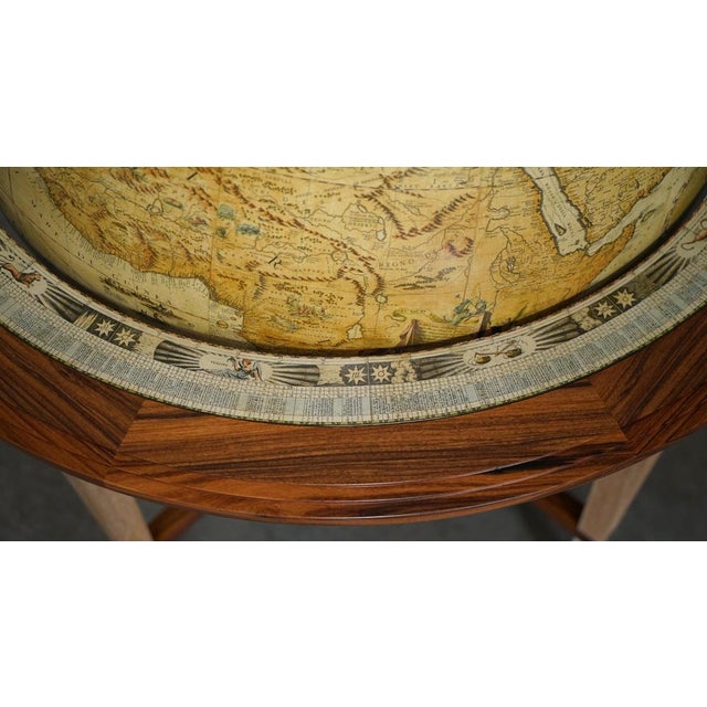 Wood Large Bespoke Floor-Standing World Globe from Gosling, London, 2011 For Sale - Image 7 of 18