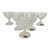 Mid-Century Skruf Sweden Full Crystal Champagne Coupes/Dessert Glasses - Set of 6 For Sale