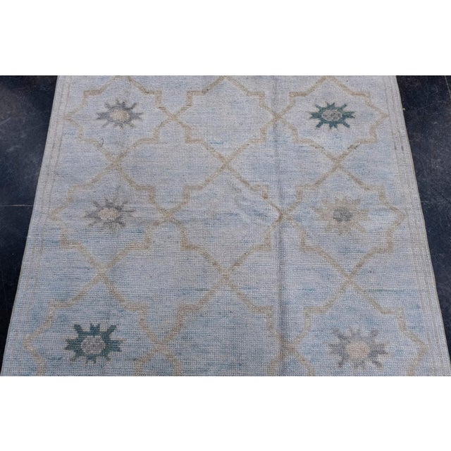 Turkish Oushak Rug 4'2" x 6'5" For Sale - Image 4 of 8