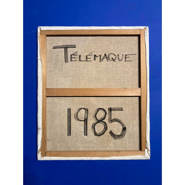 Borkin. born in nice in 1932. acrylic and collage with old paper on canvas. 1985. signed and dated lower right. 46 x 55cm....