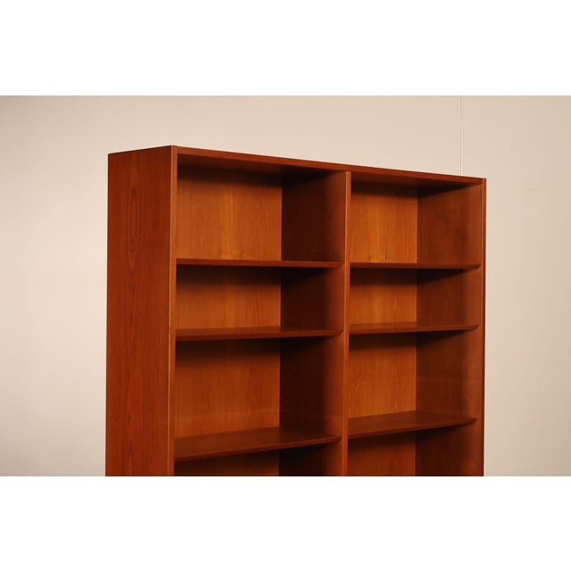 Danish Modern Teak Bookcase Hutch For Sale - Image 13 of 18