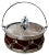 Oak Silver Plate Bon Bon Drum from John Grinsell & Sons For Sale