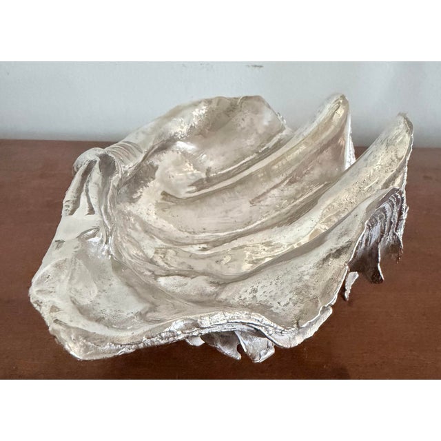 Vintage Silvered Clam Shell For Sale In Savannah - Image 6 of 11