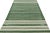 2010s Rug & Kilim’s Contemporary Dhurrie Rug in Green and Off-White Stripes For Sale - Image 5 of 7