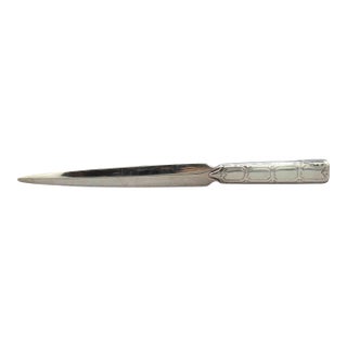 1947-55 Tiffany & Co. Sterling Silver Deco-Art Moderne Letter Opener For Sale
