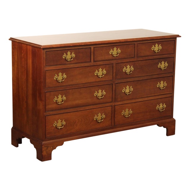 Stickley Chippendale Style Cherry Dresser For Sale