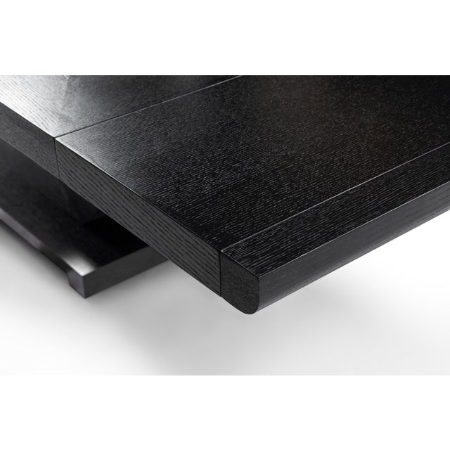 Modern Greg Sheres Style Wenge Oak Extension Dining Table For Sale - Image 4 of 7