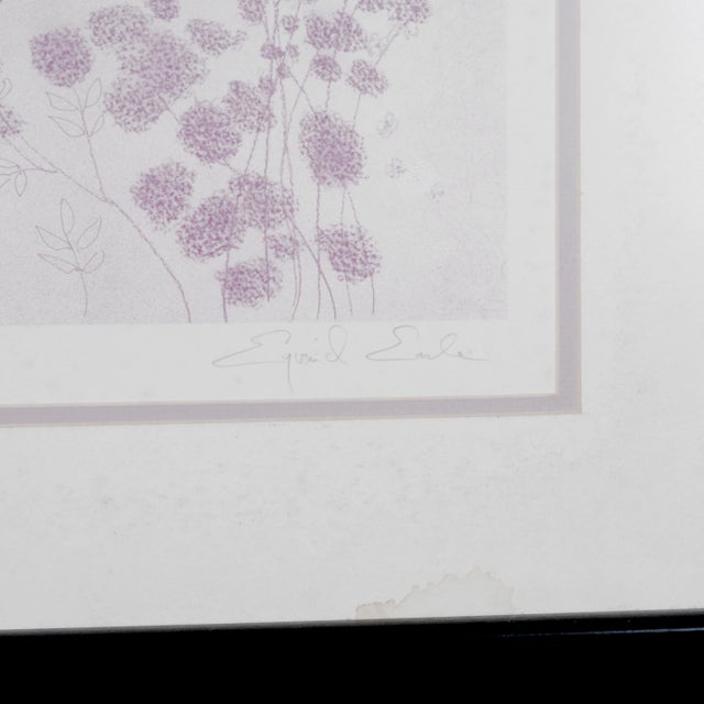 1980s 1981 Eyvind Earle "Girl With the Raven Hair" Artist Hand Signed & Numbered Limited Edition 133/260 Very Good Overall Condition, Needs TLC - See Notes For Sale - Image 5 of 14