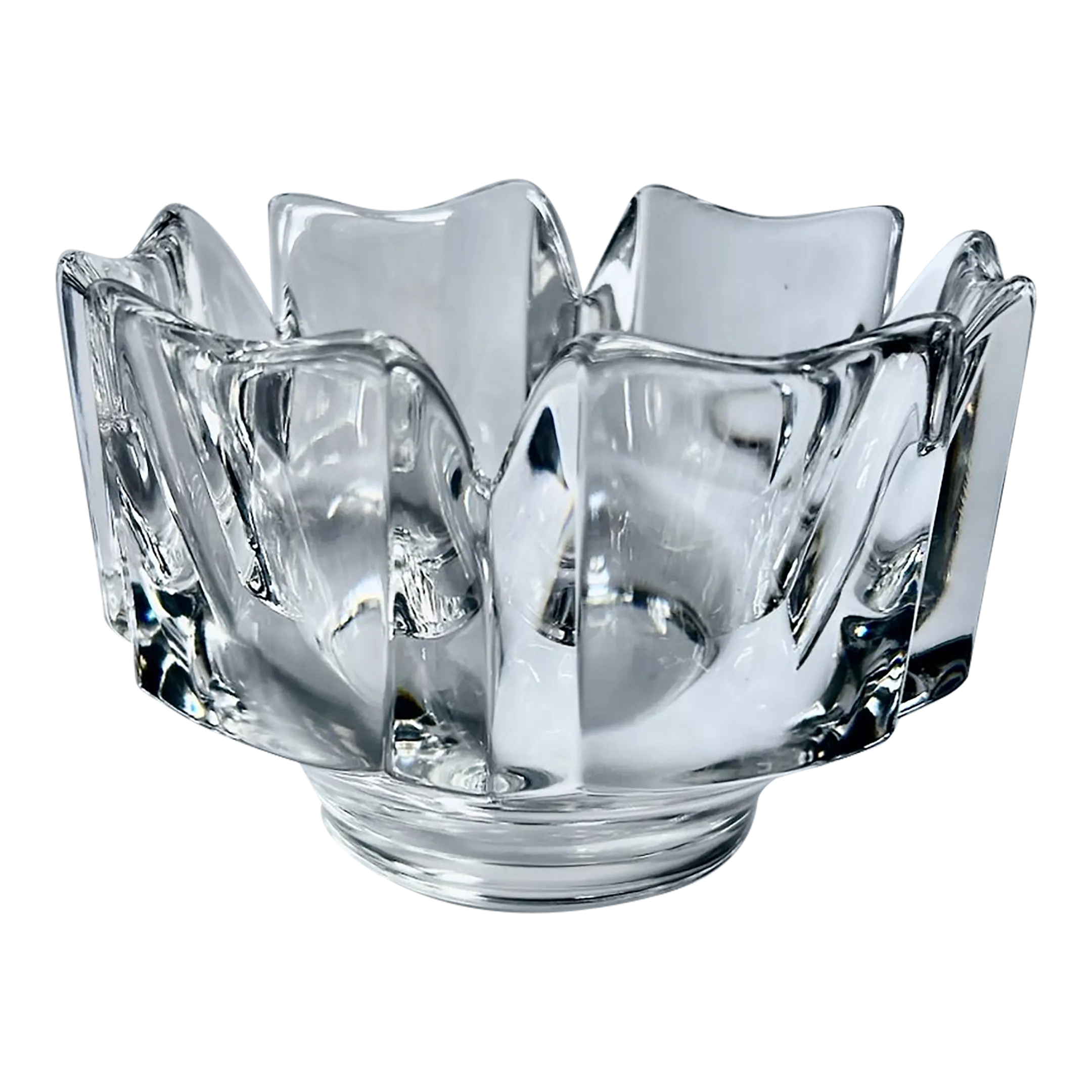 Lars Hellsten for Orrefors Sweden Clear Crystal 