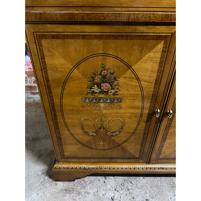 Vintage Drexel Heritage Adams Style Armoire/ Storage Cupboard For Sale In Detroit - Image 6 of 12