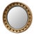 English Regency Giltwood Convex Mirror with Ebonized Ball Accents For Sale
