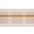 Schumacher x Stephanie Seal Brown Calcada Tape Medium Trim in Rose Quartz For Sale