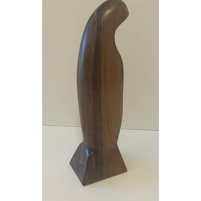 Vintage Modernist Abstract Virgin Mary Sculpture From Brazilian "Ipe", Iron Wood. The Madonna measures about 7 1/2" tall...