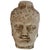 Stone Early 20th Century Stone Buddha Head Sculpture For Sale - Image 7 of 7