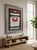 Striking vintage abstract mixed-media artwork featuring a graphic composition of layered, deckle-edged paper elements...