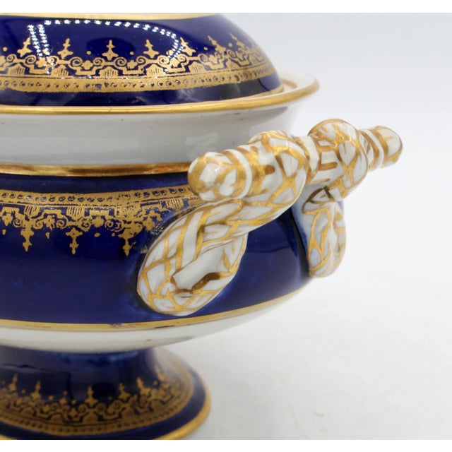 Ceramic Circa 1880 Ashworth Ironstone Covered Sauce Tureen With Undertray For Sale - Image 7 of 7