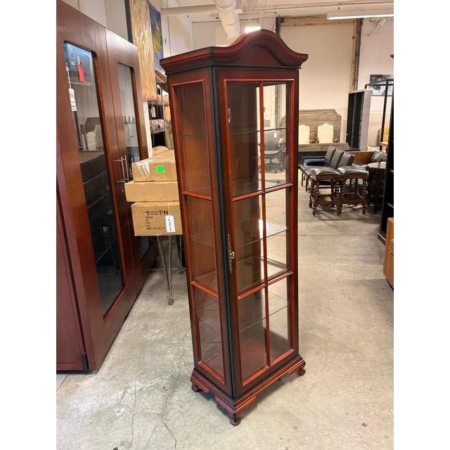 Traditional Bombay Company Curiio Cabinet For Sale - Image 3 of 12