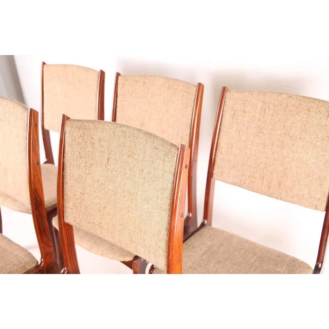 Vintage Rosewood Chairs, 1970s, Set of 6 For Sale - Image 11 of 12