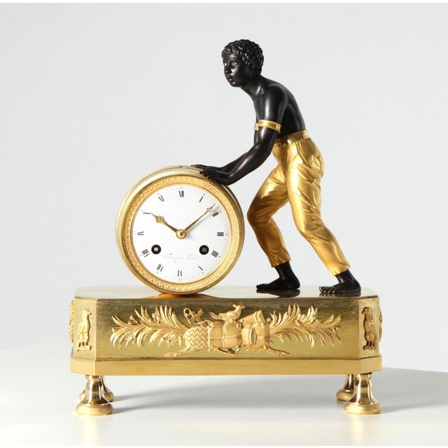 Early 19th Century Pendule Au Noir Mantel Clock from Faizan in Paris, 1810s For Sale - Image 16 of 16