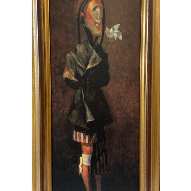 Contemporary Daniel Carranza" Artist Proof Giclee on Canvas on Wood 27.5" H For Sale - Image 3 of 8