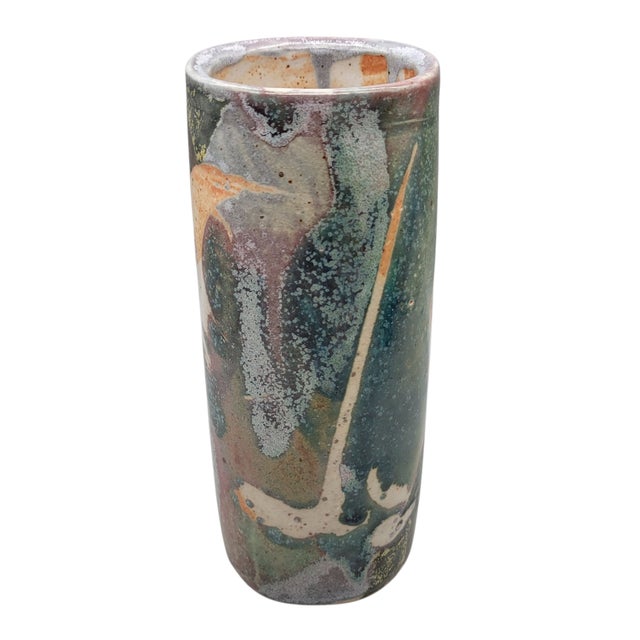 Late 20th Century Don Curreri Art Pottery Vase For Sale - Image 14 of 15