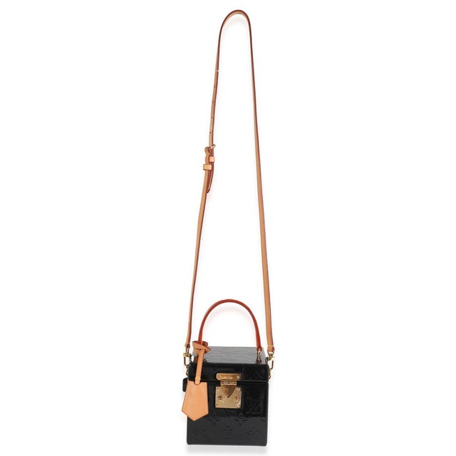 Black Black Monogram Vernis Bleecker Box For Sale - Image 8 of 9