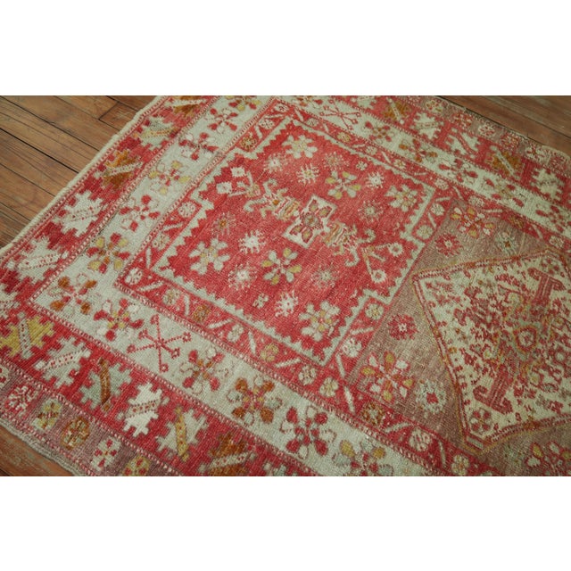 Textile Antique Zabihi Collection Turkish Sivas Small Rug - 3' x 4'9" For Sale - Image 7 of 7