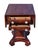 1840 American Mahogany Empire Drop Leave Side Table. For Sale - Image 11 of 17