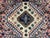 3ft 5in × 4ft 7in Hand-Knotted Wool Geometric Area Rug. Vintage For Sale - Image 11 of 12