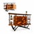 This museum-worthy Brazilian Modern bar cabinet from the 1950s is crafted from three noble Brazilian woods: Imbuia,...