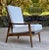 Mid-Century Yugoslavian Sculpted Lounge Chair with White Upholstery, c. Mid 20th Century - Pairs Nicely with Many Mid-...