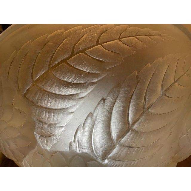 Vintage French Opalescent Glass Wall Light by René Lalique, 1921 For Sale - Image 6 of 7