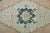 1970s Vintage Turkish Handmade Wool Cotton Blue Area Rug For Sale - Image 10 of 11