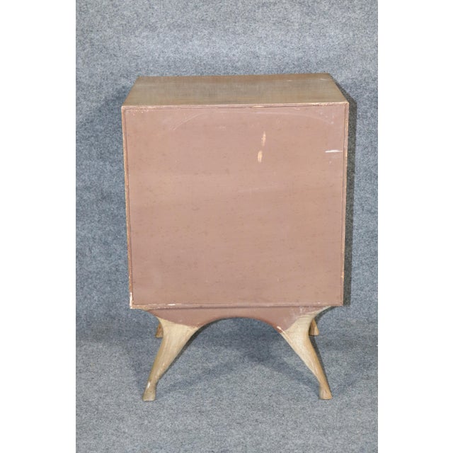 Mid 20th Century Single Mid-Century Sculptural Nightstand For Sale In Philadelphia - Image 6 of 11