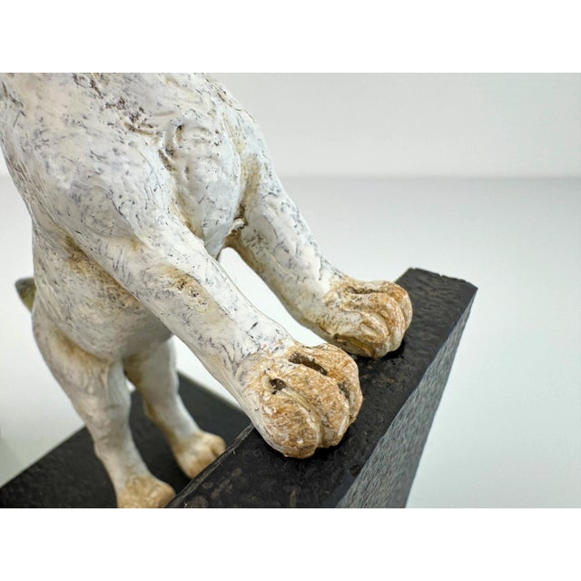 Vintage Cast Iron Dog Bookends, a Pair For Sale - Image 4 of 14
