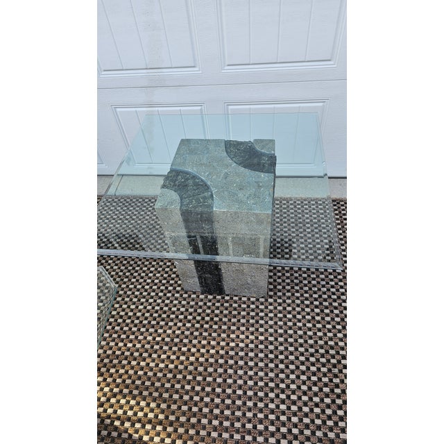 1980s Attributed Maitland-Smith Tessellated StoneTable Set For Sale - Image 17 of 18
