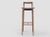 with its light and solid wood structure, this chair is suitable for contemporary interiors. Its proportions and reduced...