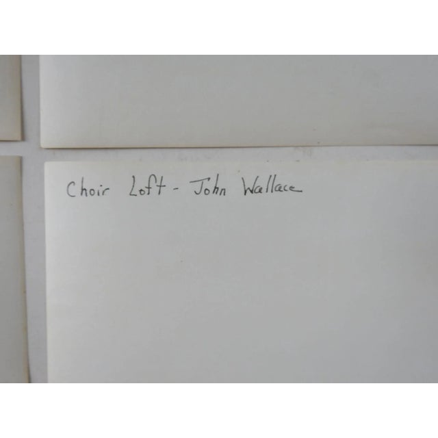 Printmaking Materials 1950s Photographs of Maine South Salon Meeting House Frescos - Set of 4 For Sale - Image 7 of 9