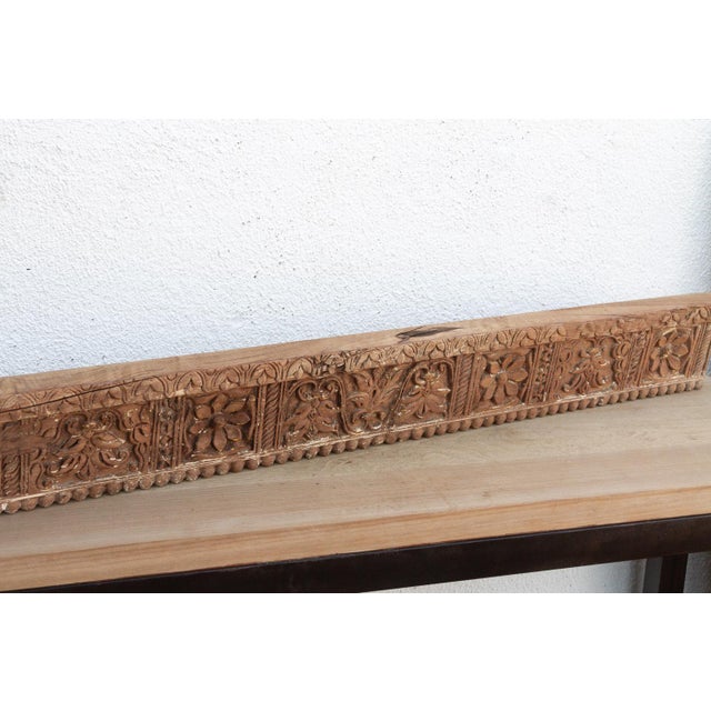 19th Century Carved Floral Rosettes Panel For Sale In Los Angeles - Image 6 of 7
