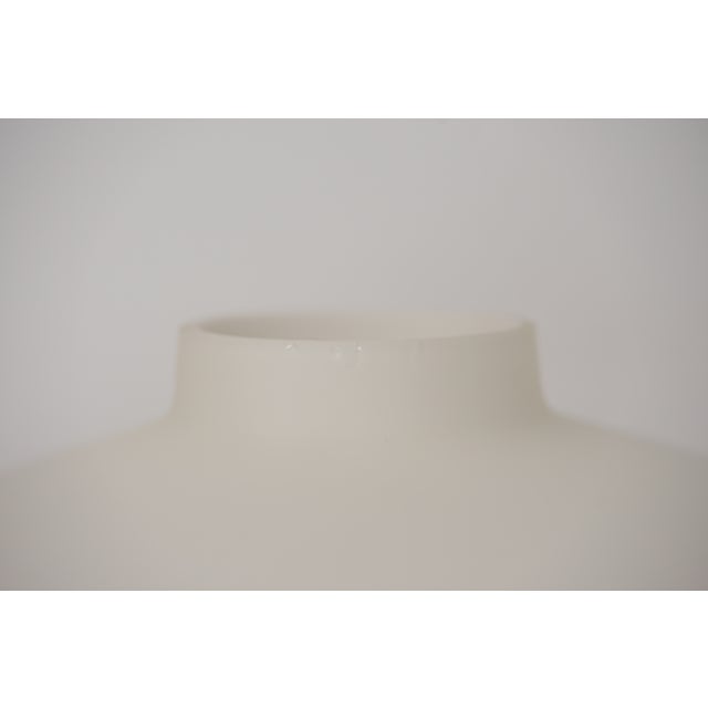 Mid-Century Modern Danish UFO Lamp in Opal Glass and Teak, 1960s For Sale - Image 14 of 15