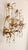 Mid-Century Regency Modern Boheme Shabby Chic Forged Gold Leaf Gilded Floral Two Light Sconce with Crystal Drops, Italy, 1950s, Set of 3 For Sale - Image 6 of 18