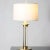 Metal A Pair of 1950s Lucite and Brass Column Table Lamps For Sale - Image 7 of 11