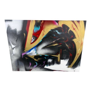 Original Graffiti "#107 Vapor"Abstract Painting For Sale