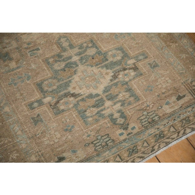 Old New House Vintage Distressed Heriz Rug Runner - 3'5" x 10'8" For Sale - Image 4 of 11