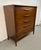 Mid-Century Modern Broyhill "Emphasis" Mid-Century Walnut Highboy Dresser For Sale - Image 3 of 17
