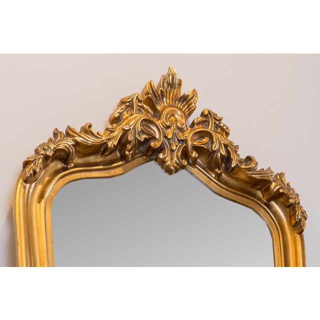 Contemporary Blenheim Gold Crown Arched Full Length Floor Mirror Chairish