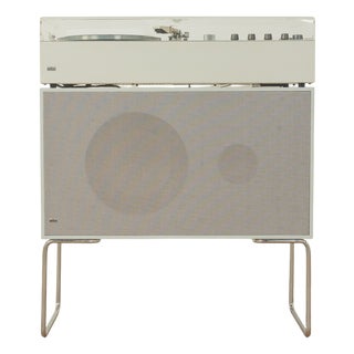 Audio 300 Compact Stereo System with L 60/4 Loudspeakers by Dieter Rams for Braun, 1970s For Sale