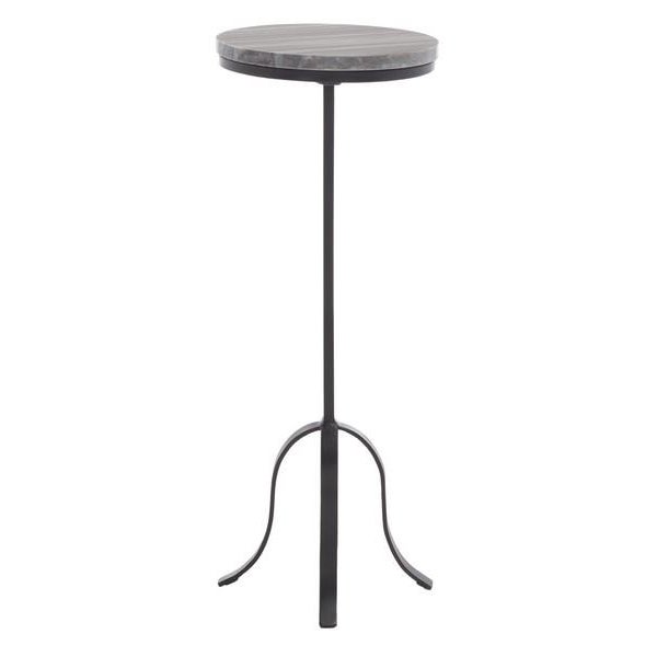 Hiten Drink Table - Grey Marble For Sale In Philadelphia - Image 6 of 10